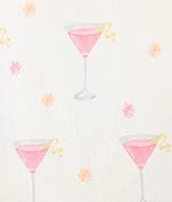 Tini Time Drinks 3-Piece Knit Pajama Set