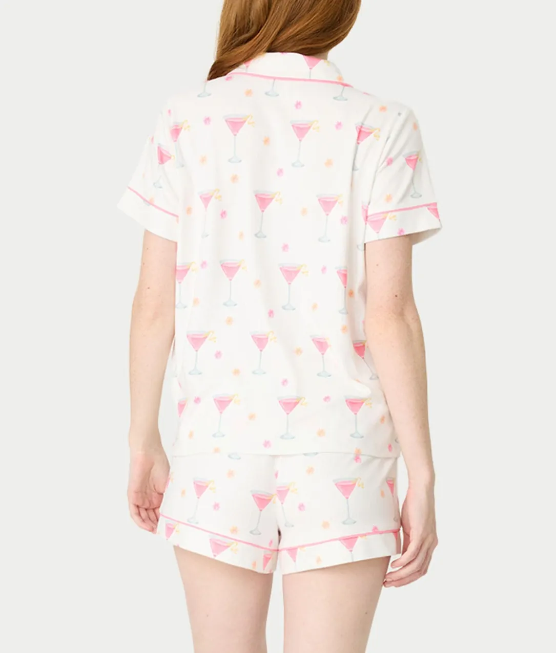 Tini Time Drinks 3-Piece Knit Pajama Set