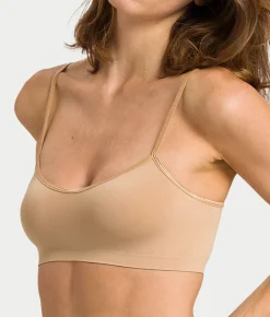 Touch Feeling Spaghetti Crop Top