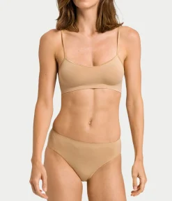 Touch Feeling Spaghetti Crop Top