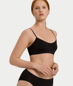 Touch Feeling Spaghetti Crop Top
