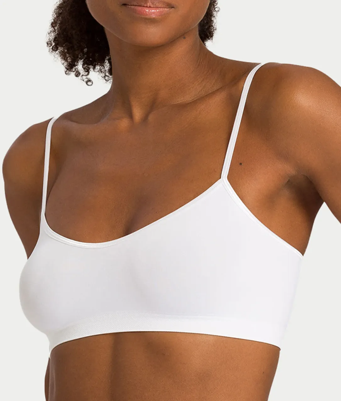Touch Feeling Spaghetti Crop Top