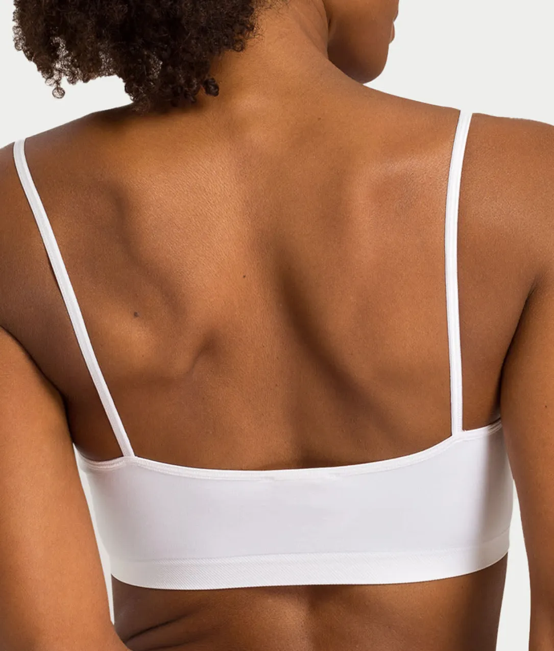 Touch Feeling Spaghetti Crop Top