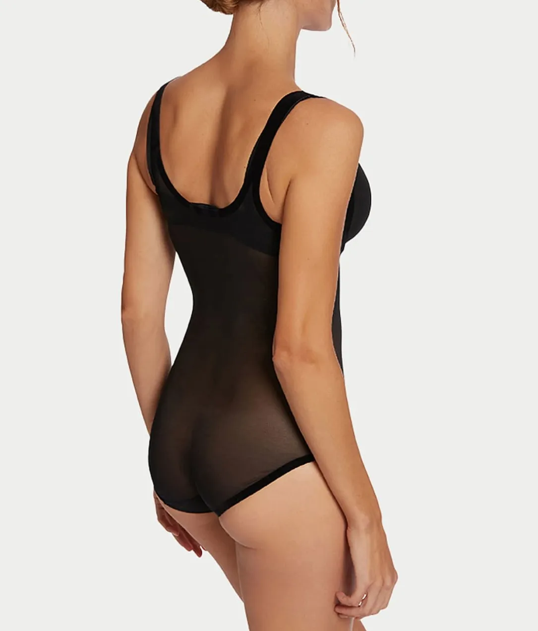 Tulle Open Bust Bodysuit