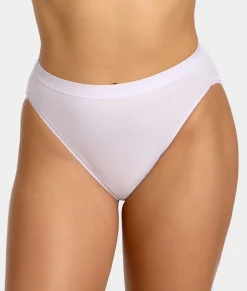 Understated Cotton Hi-Cut Brief