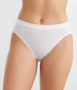 Understated Cotton Hi-Cut Brief