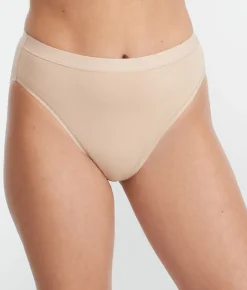 Understated Cotton Hi-Cut Brief