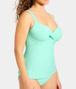 Underwire Wrap Tankini Top