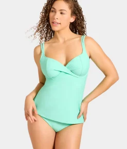Underwire Wrap Tankini Top