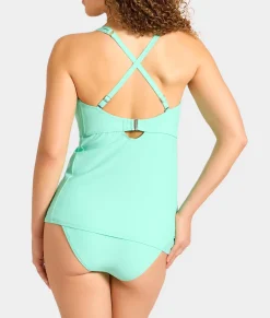 Underwire Wrap Tankini Top