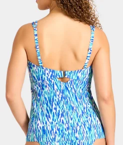 Underwire Wrap Tankini Top