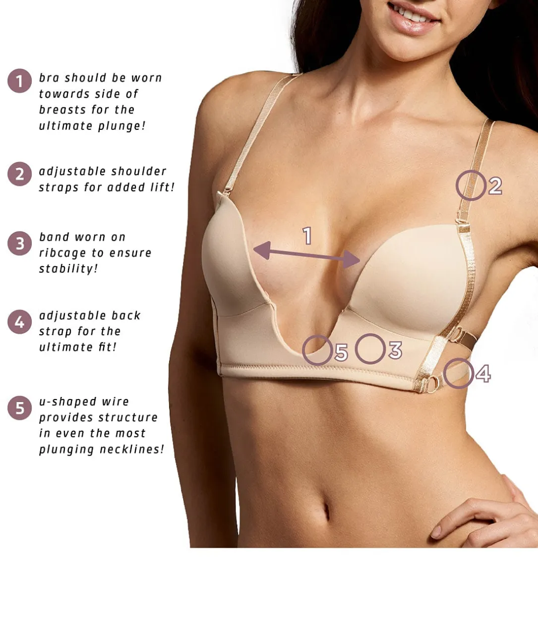 U Plunge Bra