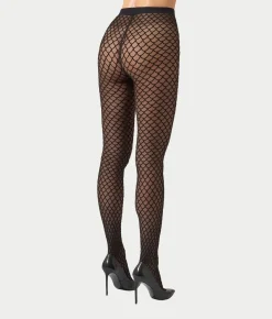 Velvet Net Illusion Tights