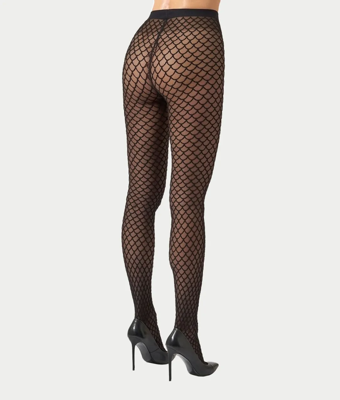 Velvet Net Illusion Tights