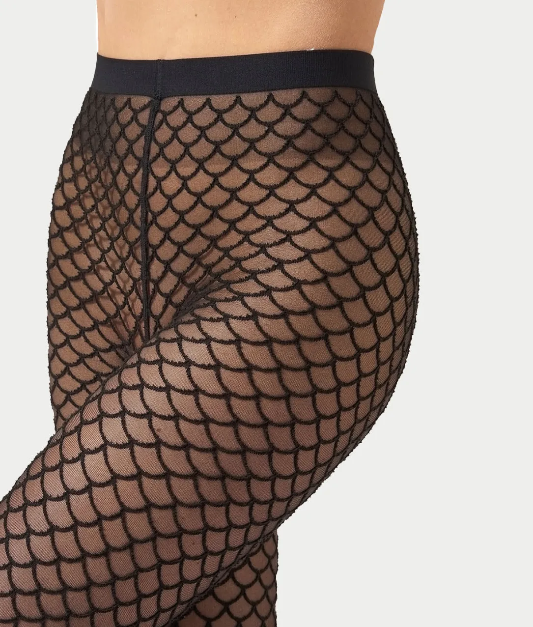 Velvet Net Illusion Tights