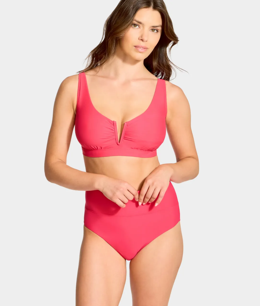 V Front Bralette Underwire Bikini Top