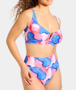 V Front Bralette Underwire Bikini Top