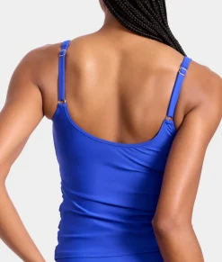 V Front Underwire Tankini Top