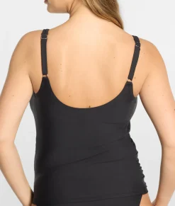 V Front Underwire Tankini Top
