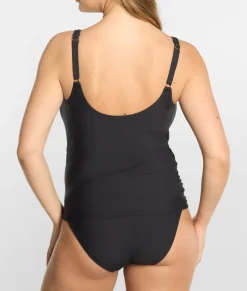 V Front Underwire Tankini Top