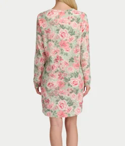 Vintage Dreams Henley Sleep Shirt With Picot Trim