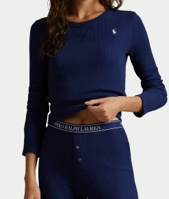 Waffle Knit Jogger Pajama Set