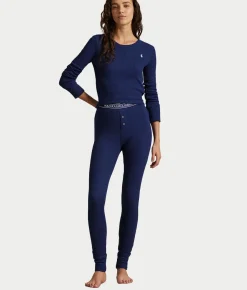 Waffle Knit Jogger Pajama Set