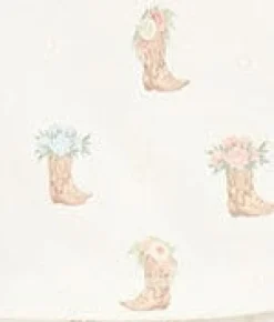 Western Blooms Boot Bouquet Knit Pajama Set