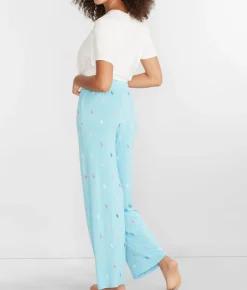 Wide Leg Knit Pajama Pants