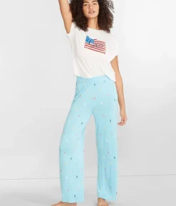 Wide Leg Knit Pajama Pants