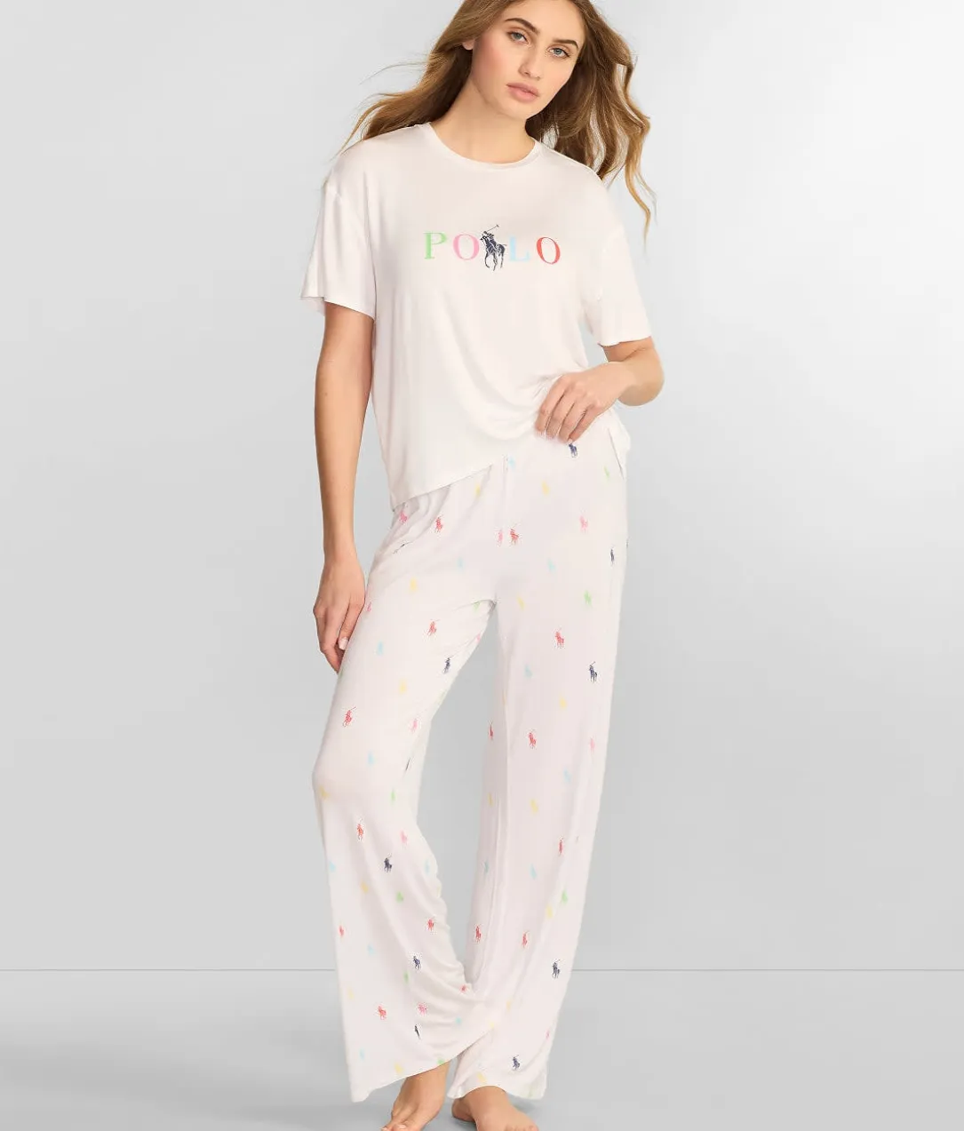 Wide Leg Knit Pajama Pants