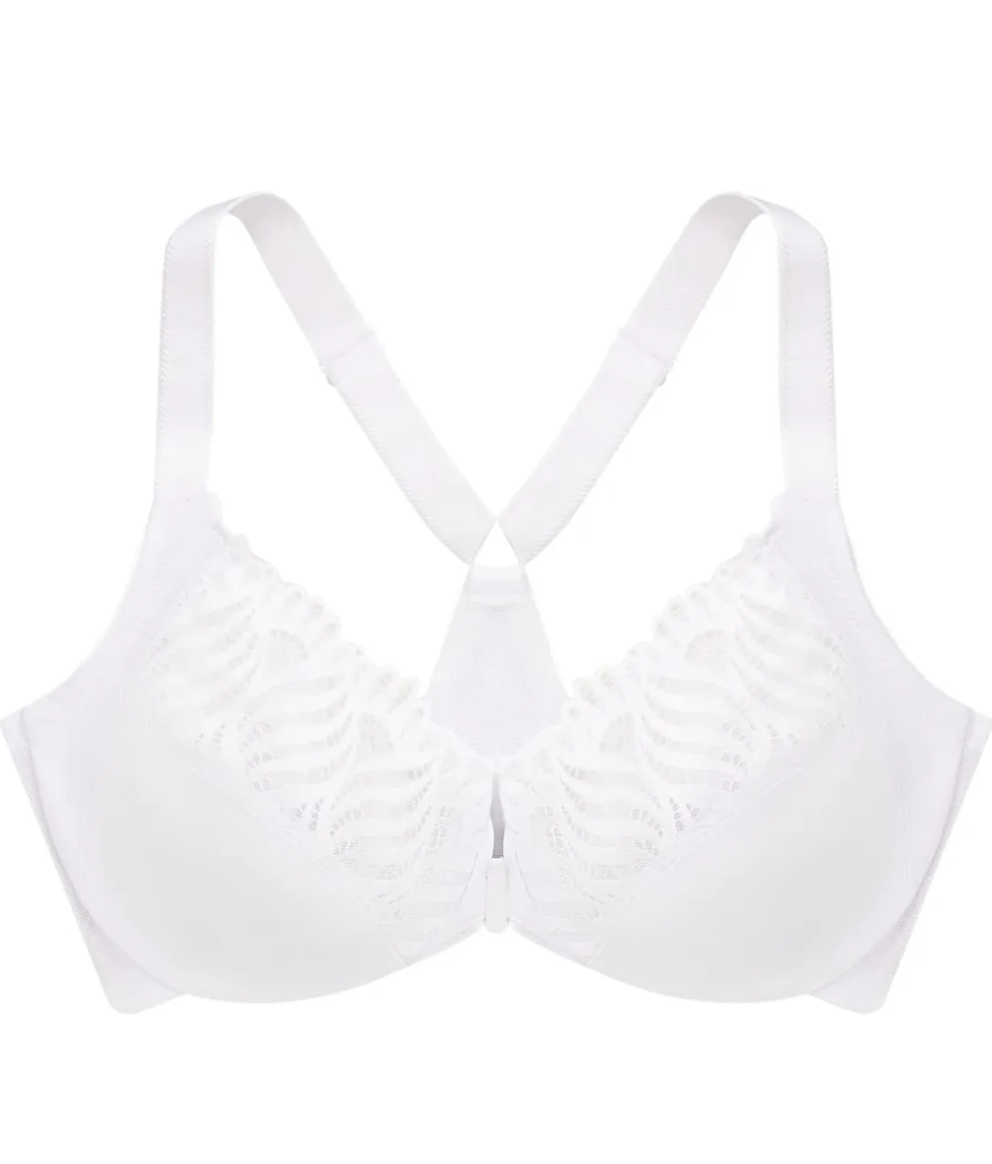 WonderWire Front-Close T-Back Bra