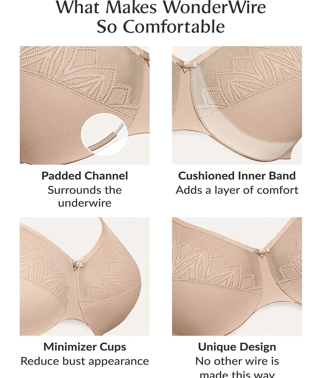 WonderWire Full Figure Minimizer Bra