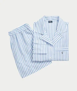Woven Boxer Pajama Set