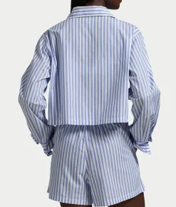 Woven Boxer Pajama Set
