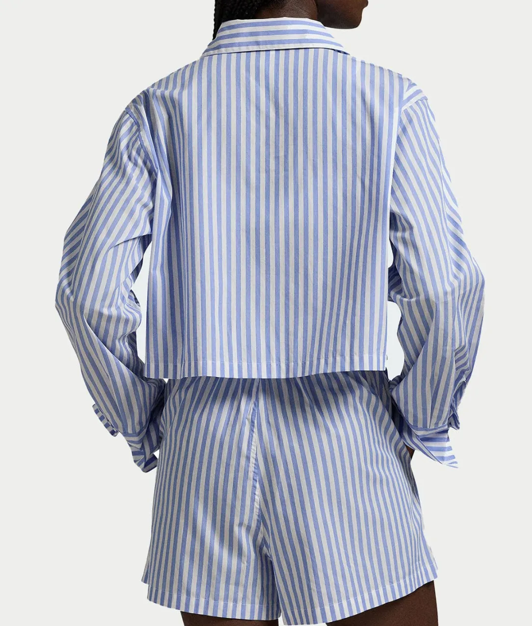 Woven Boxer Pajama Set