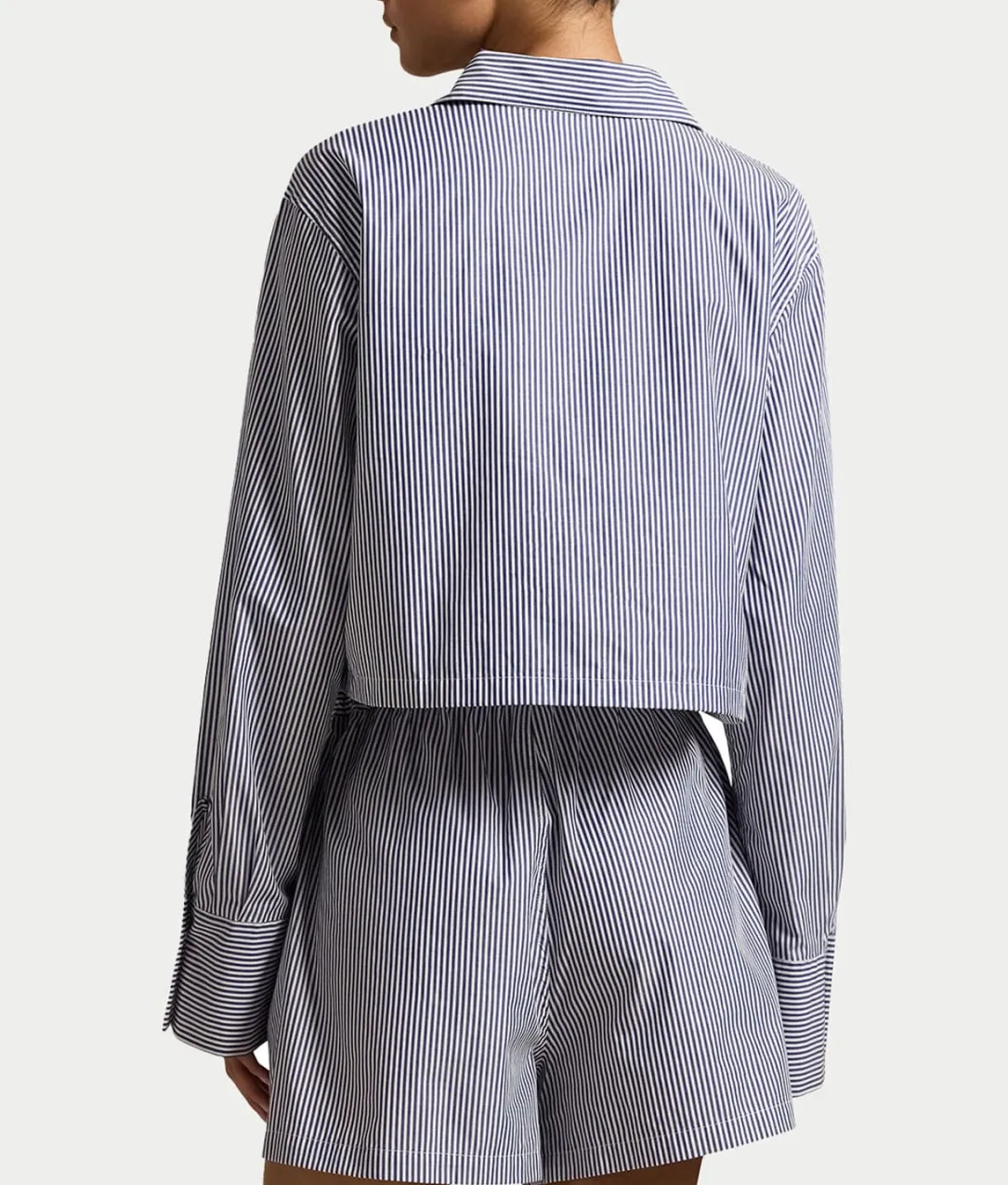 Woven Boxer Pajama Set