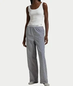 Woven Striped Pajama Pants