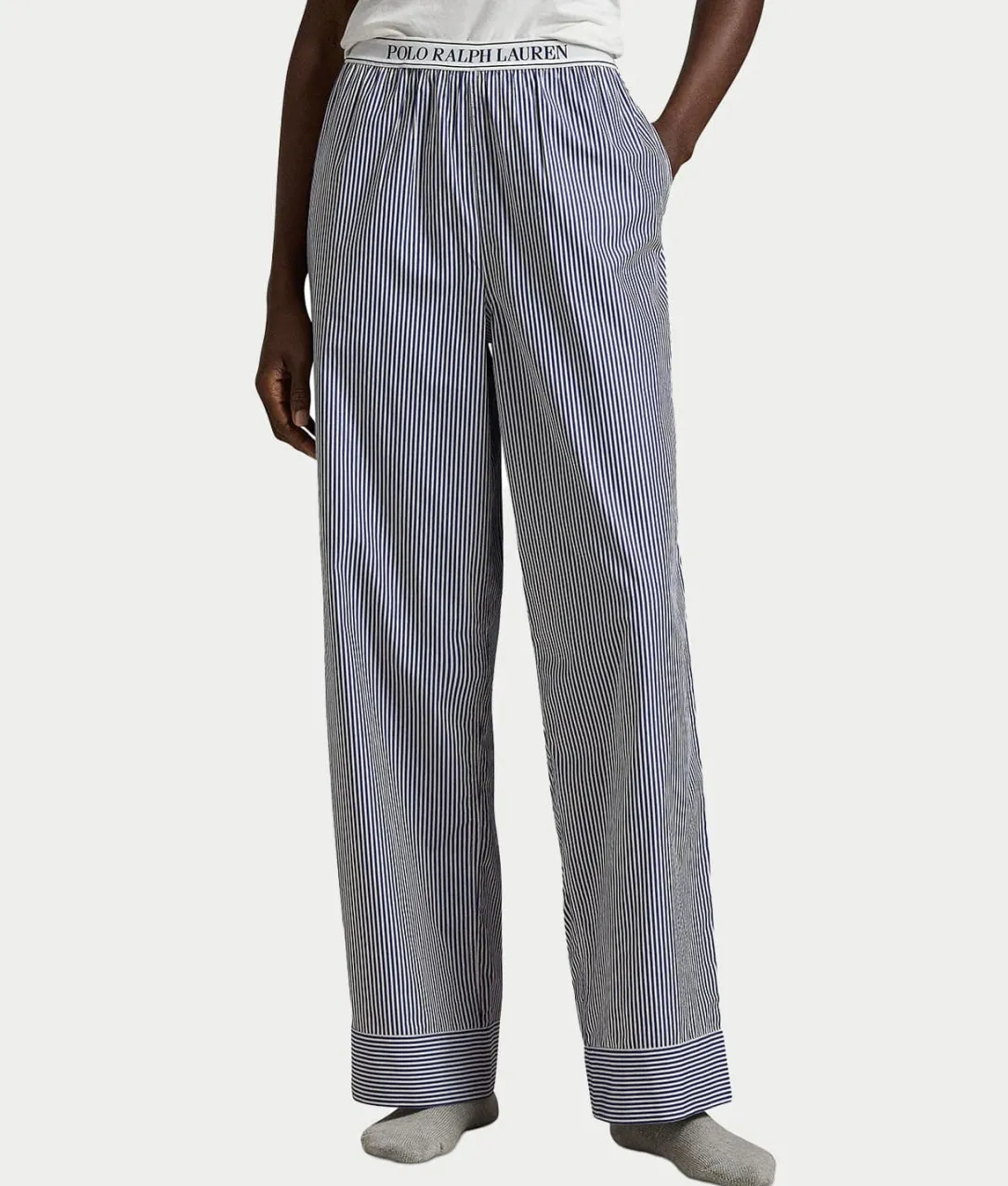 Woven Striped Pajama Pants