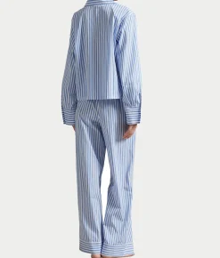 Woven Stripe Pajama Set