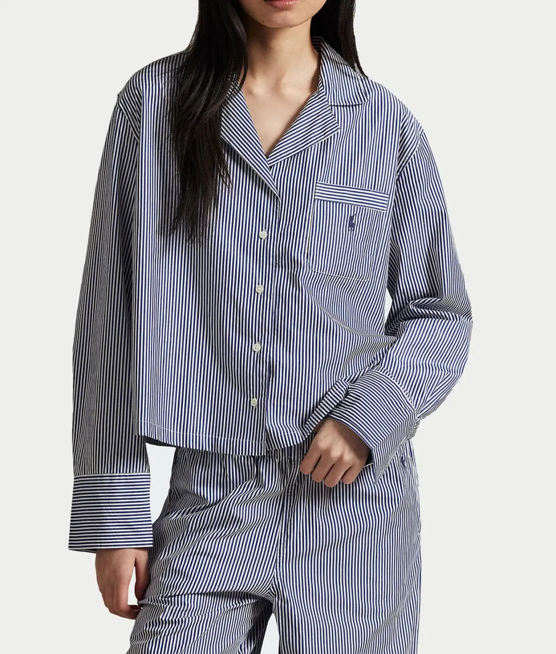 Woven Stripe Pajama Set