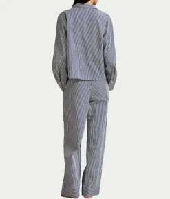 Woven Stripe Pajama Set
