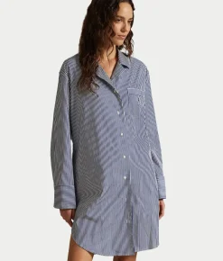 Woven Tunic Sleep Shirt