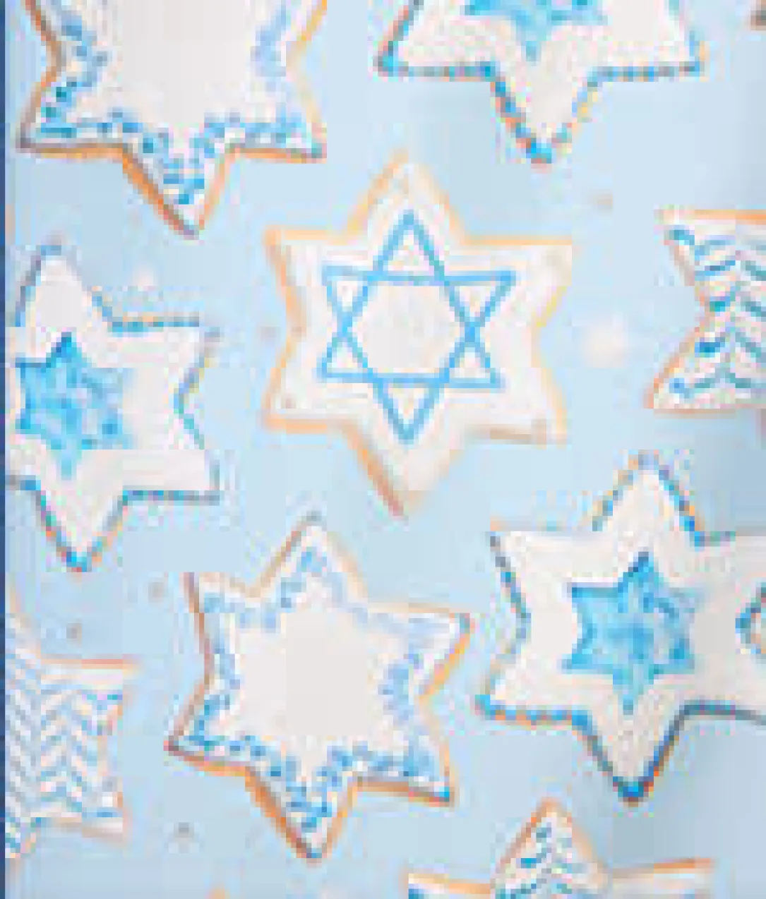 You Had Me At Shalom Cookie Print Knit Pajama Set