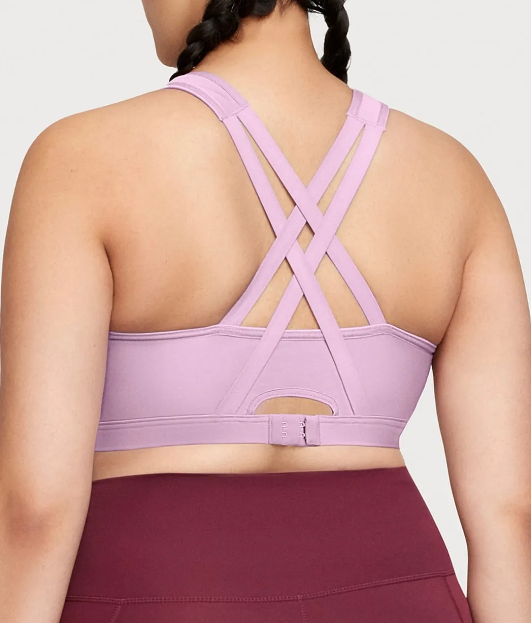 Zip-Up Front-Close Wire-Free Sports Bra